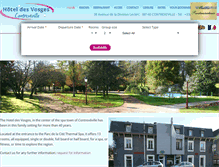 Tablet Screenshot of hotelcontrex.com